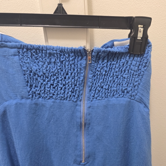 ​Princess Polly Blue Strapless Tiered Maxi Dress - Picture 6 of 12